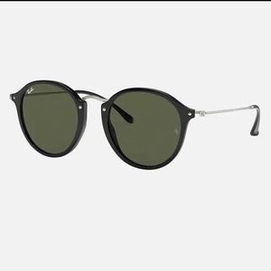Ray ban round fleck glasses